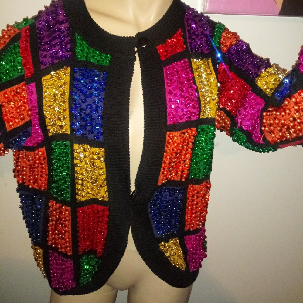 Color block Cardigan - Picture 2 of 6